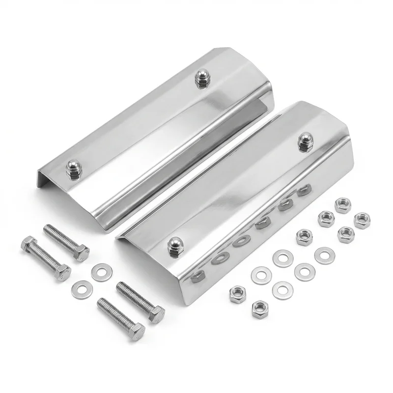 Stainless Steel Mounting Bracket Kit for Freightliner XC Lowered Rail (2019 - 2019)