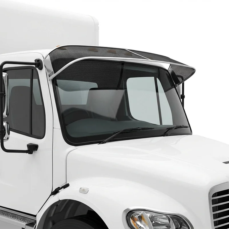 Premium Mesh Windscreen Sunvisor for Freightliner XC Straight Rail (2019 - 2019)