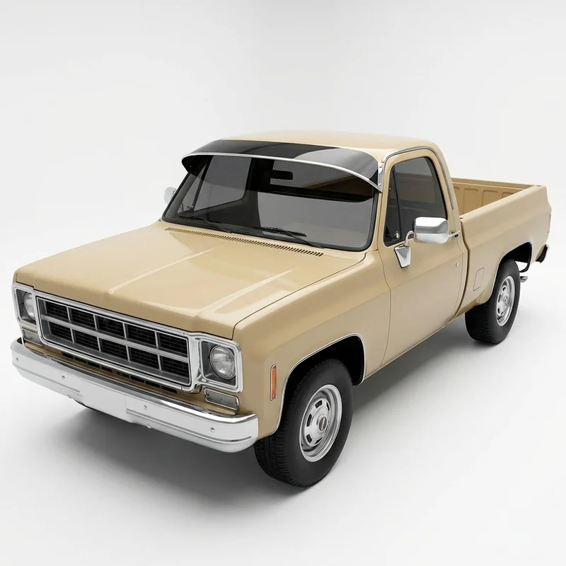 Tinted Acrylic Windscreen Sunvisor for GMC C15 (1975 - 1978)