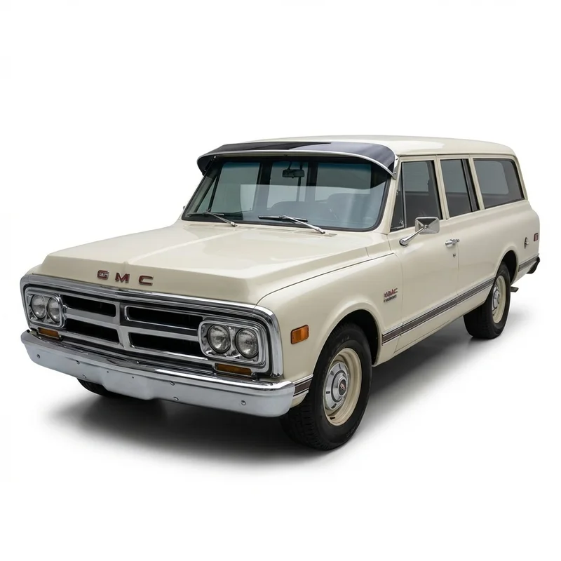 Tinted Acrylic Windscreen Sunvisor for GMC C25/C2500 Suburban (1967 - 1974)