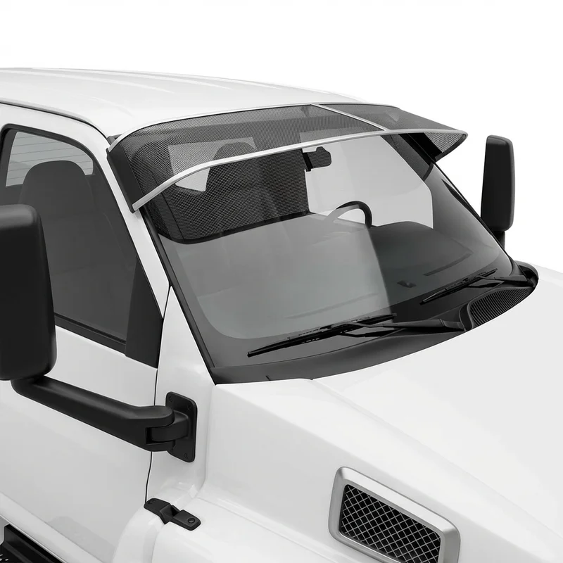 Premium Mesh Windscreen Sunvisor for GMC C4500 Topkick (2003 - 2009)