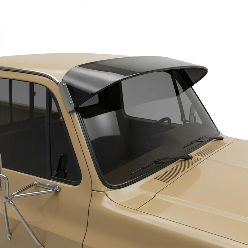 Tinted Acrylic Windscreen Sunvisor for GMC C7000 (1979 - 1990)