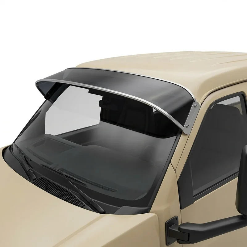 Tinted Acrylic Windscreen Sunvisor for GMC C7500 Topkick (1997 - 2009)