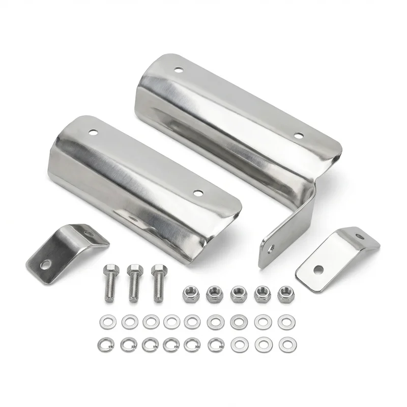 Stainless Steel Mounting Bracket Kit for GMC C8500 Topkick (2003 - 2009)