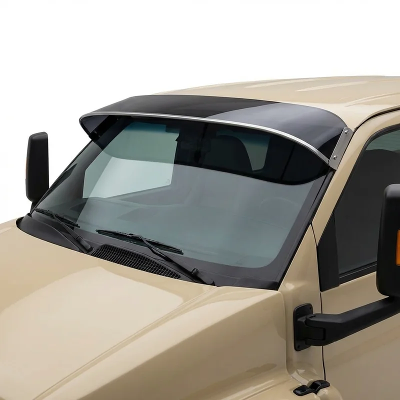 Tinted Acrylic Windscreen Sunvisor for GMC C8500 Topkick (2003 - 2009)