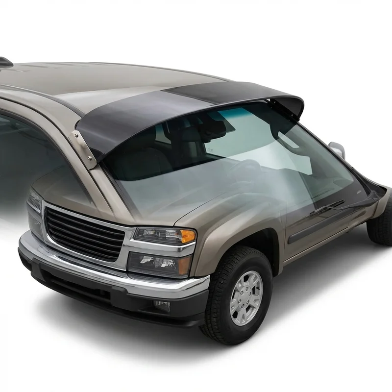 Tinted Acrylic Windscreen Sunvisor for GMC Canyon (2004 - 2025)