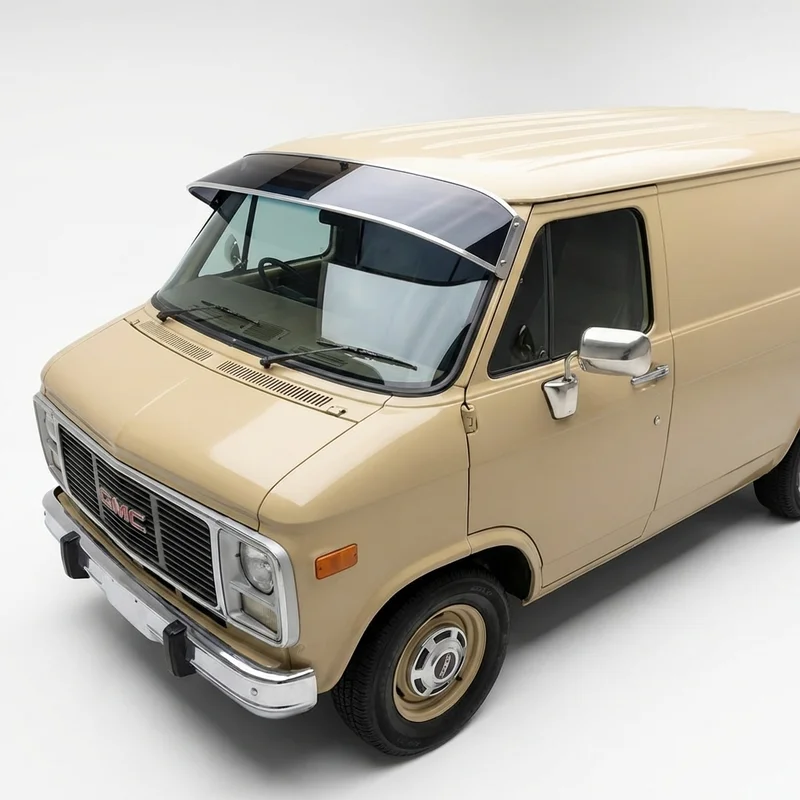 Tinted Acrylic Windscreen Sunvisor for GMC G35/G3500 Van (1970 - 1974)