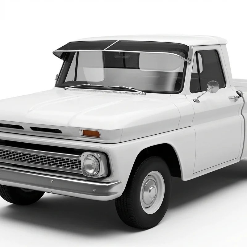 Premium Mesh Windscreen Sunvisor for GMC K1000 Pickup (1966 - 1966)