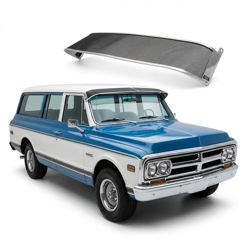 Premium Mesh Windscreen Sunvisor for GMC K15/K1500 Suburban (1967 - 1974)