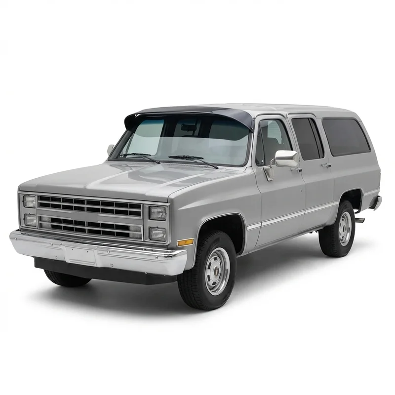 Tinted Acrylic Windscreen Sunvisor for GMC K1500 Suburban (1979 - 1999)