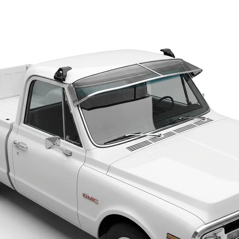 Premium Mesh Windscreen Sunvisor for GMC K25/K2500 Pickup (1967 - 1974)
