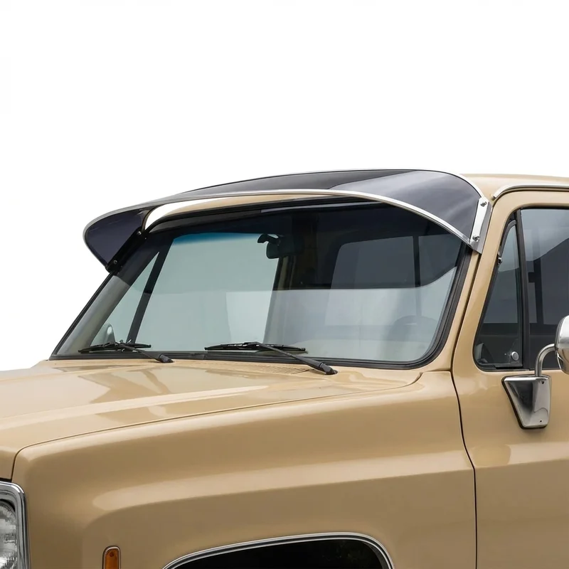 Tinted Acrylic Windscreen Sunvisor for GMC K35 (1977 - 1978)