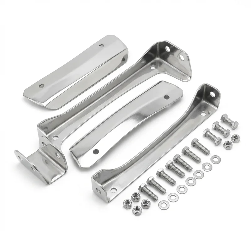 Stainless Steel Mounting Bracket Kit for GMC P15/P1500 Van (1970 - 1974)