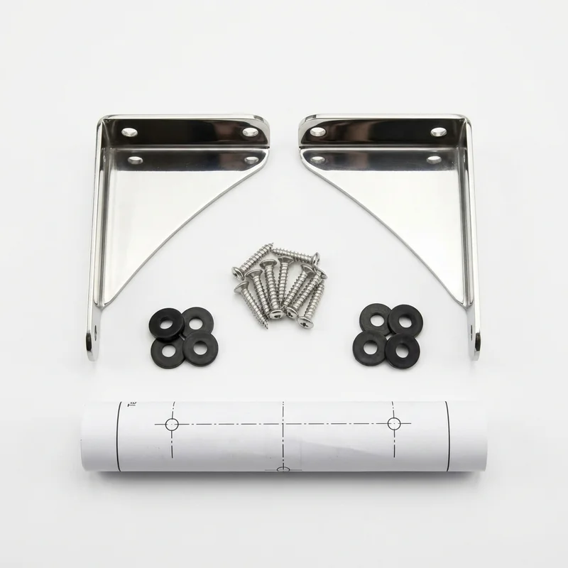 Stainless Steel Mounting Bracket Kit for GMC P25 (1975 - 1978)