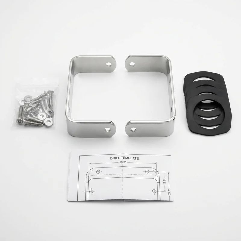 Stainless Steel Mounting Bracket Kit for GMC P25/P2500 Van (1970 - 1974)
