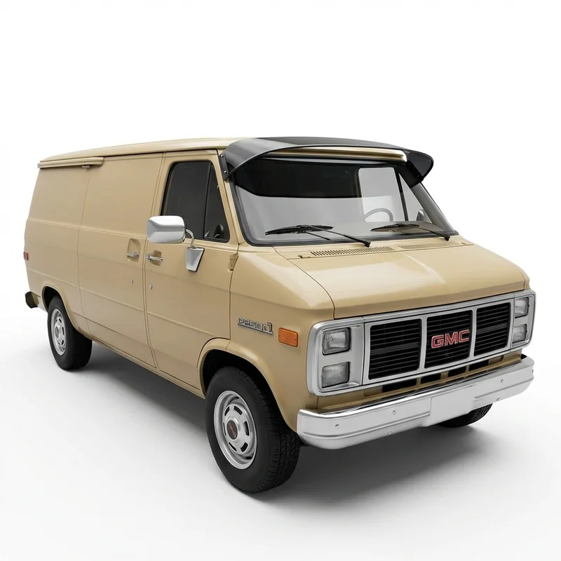 Tinted Acrylic Windscreen Sunvisor for GMC P2500 (1979 - 1989)