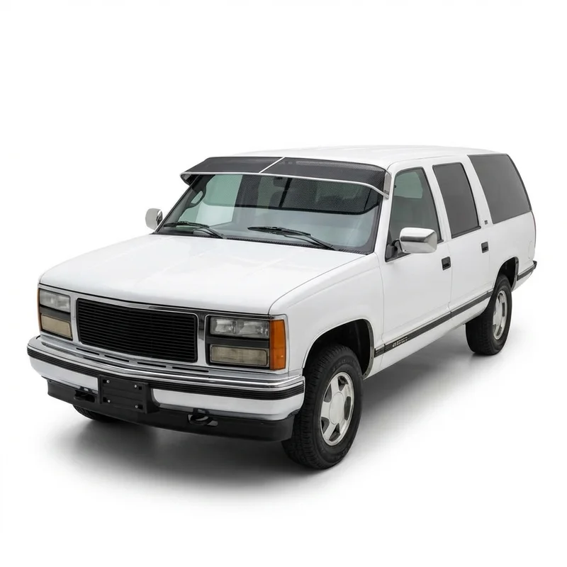 Premium Mesh Windscreen Sunvisor for GMC R1500 Suburban (1987 - 1991)