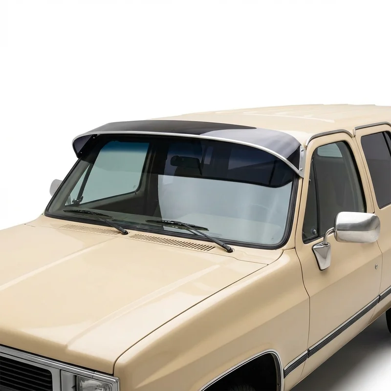 Tinted Acrylic Windscreen Sunvisor for GMC R1500 Suburban (1987 - 1991)