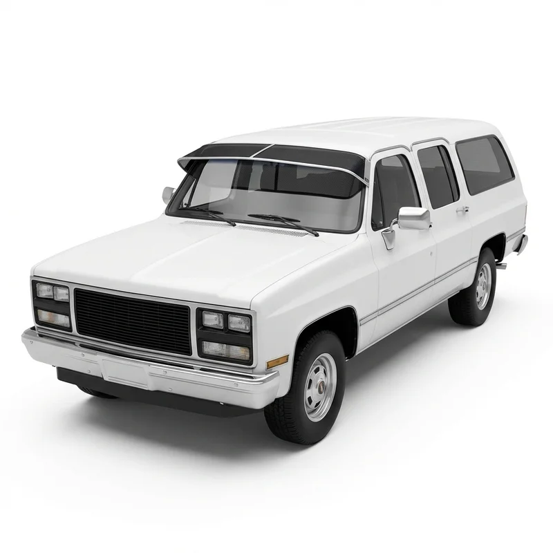 Premium Mesh Windscreen Sunvisor for GMC R2500 Suburban (1987 - 1991)