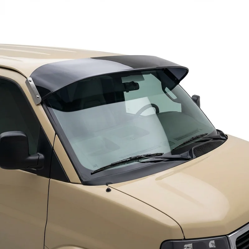 Tinted Acrylic Windscreen Sunvisor for GMC Savana 4500 (2009 - 2024)