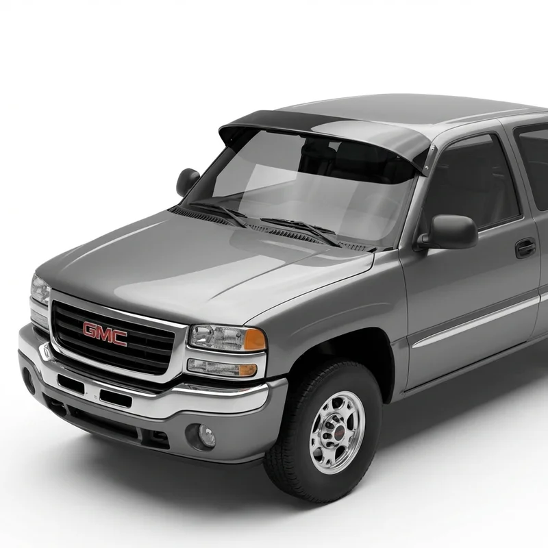 Tinted Acrylic Windscreen Sunvisor for GMC Sierra 2500 HD Classic (2007 - 2007)