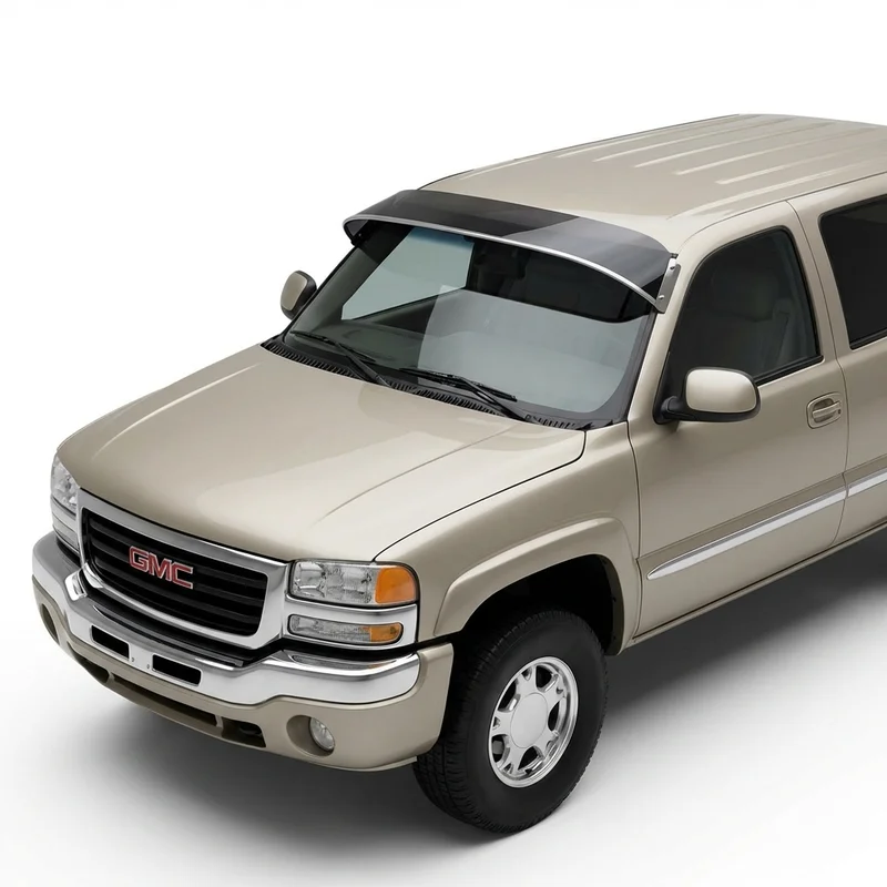 Tinted Acrylic Windscreen Sunvisor for GMC Sierra 2500 HD (2001 - 2025)