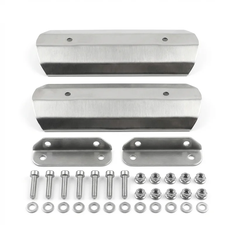 Stainless Steel Mounting Bracket Kit for GMC W5500HD Forward (2004 - 2009)