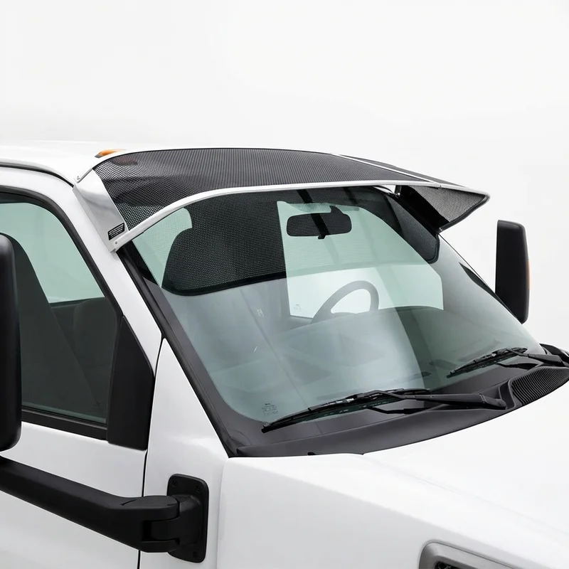 Premium Mesh Windscreen Sunvisor for GMC W5500HD Forward (2004 - 2009)