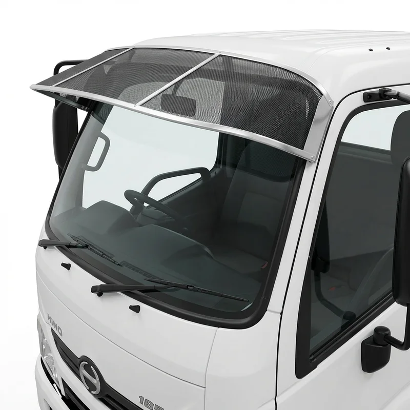 Premium Mesh Windscreen Sunvisor for Hino 185 (2005 - 2010)