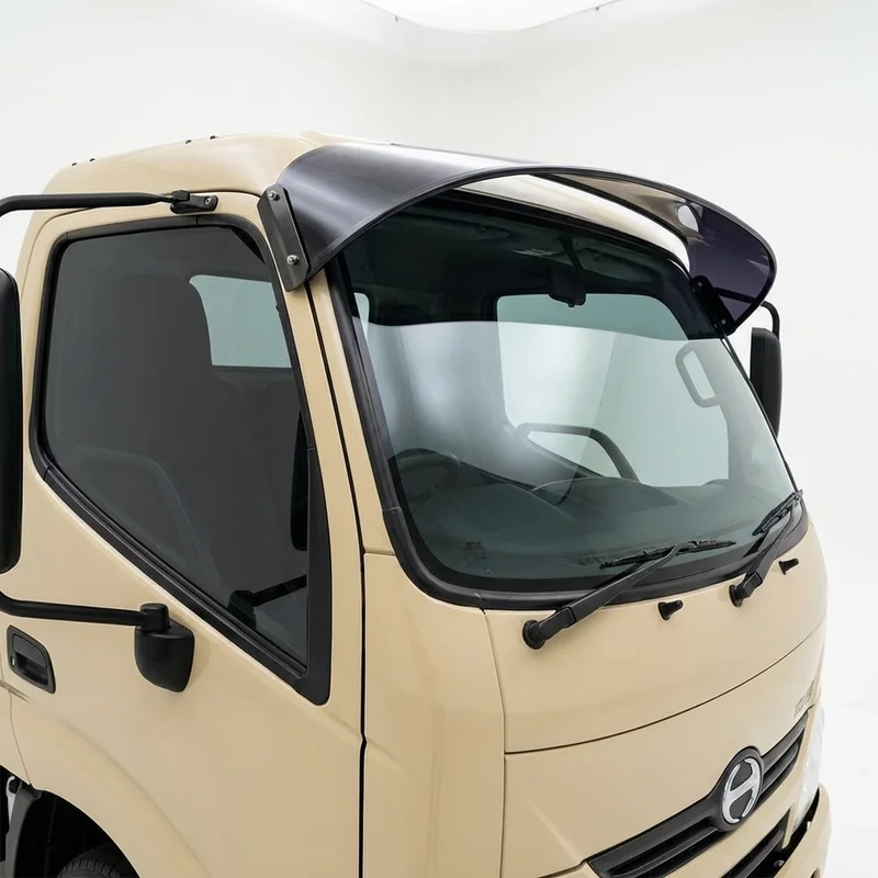 Tinted Acrylic Windscreen Sunvisor for Hino 195h DC (2014 - 2014)