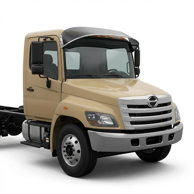 Tinted Acrylic Windscreen Sunvisor for Hino 258ALP (2008 - 2014)