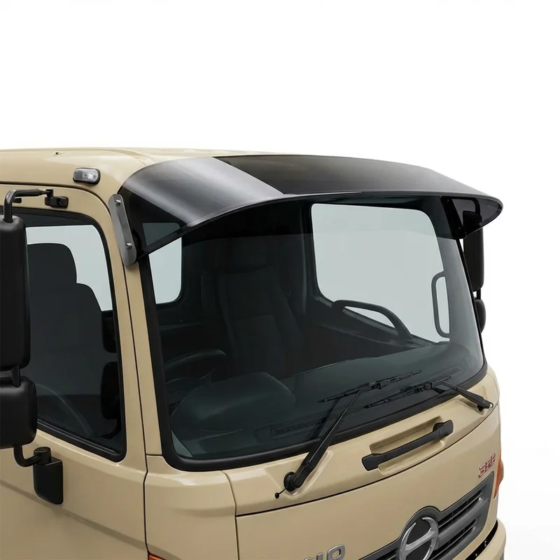 Tinted Acrylic Windscreen Sunvisor for Hino 358 (2008 - 2020)