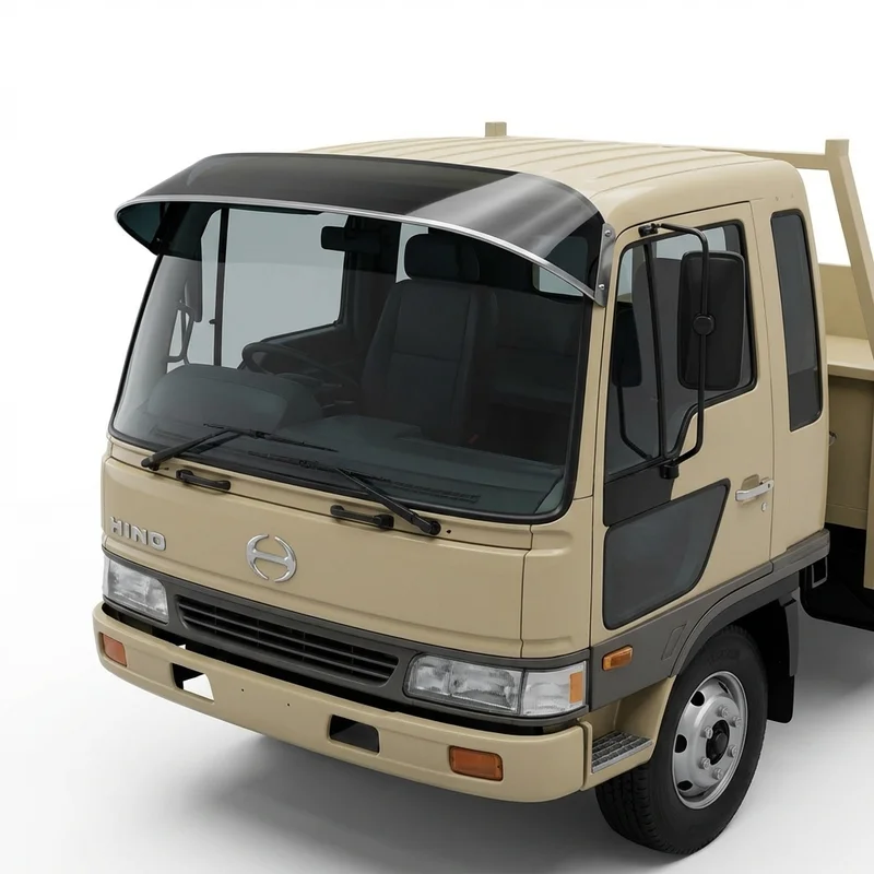 Tinted Acrylic Windscreen Sunvisor for Hino FD20 (1992 - 1992)