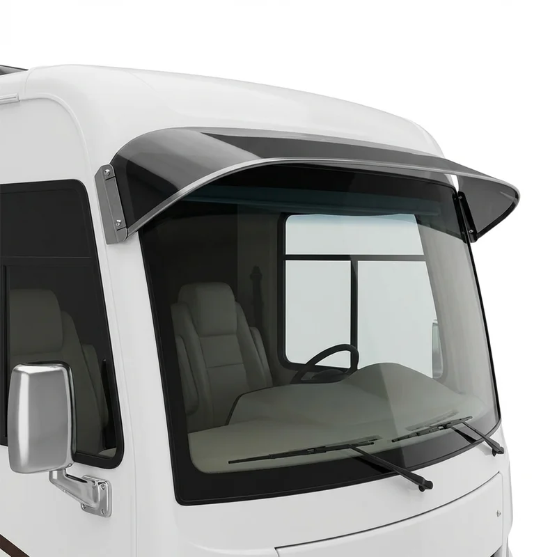 Tinted Acrylic Windscreen Sunvisor for Holiday Rambler Prodigy (2019 - 2019)