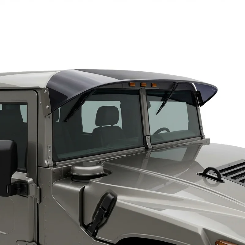 Tinted Acrylic Windscreen Sunvisor for Hummer H1 (2002 - 2006)