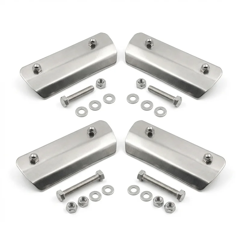Stainless Steel Mounting Bracket Kit for Hummer H3T (2009 - 2010)