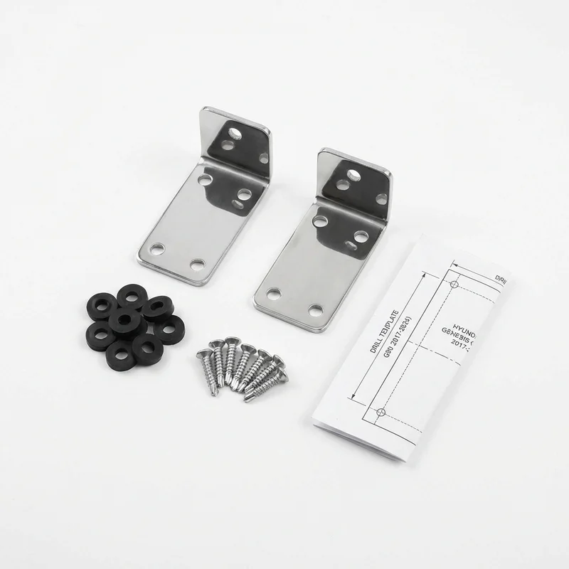 Stainless Steel Mounting Bracket Kit for Hyundai Genesis G90 (2017 - 2024)