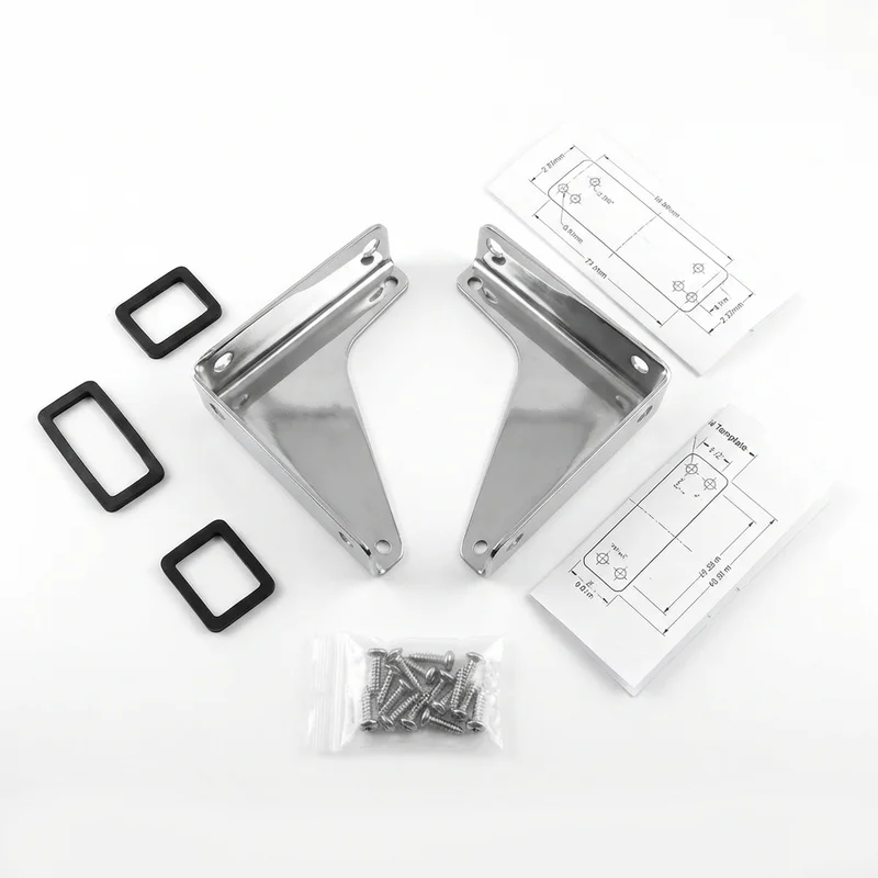 Stainless Steel Mounting Bracket Kit for Hyundai Scoupe (1991 - 1995)