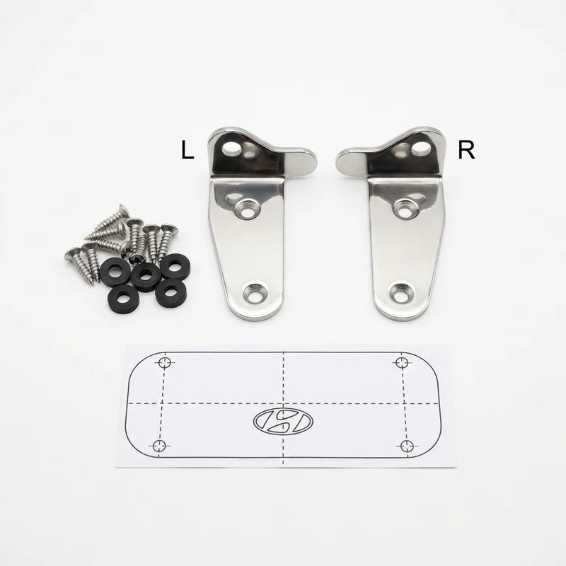 Stainless Steel Mounting Bracket Kit for Hyundai Tiburon (1997 - 2008)