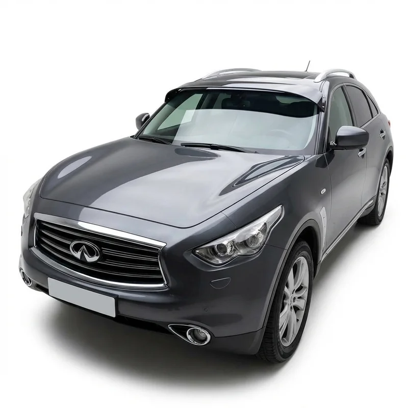 Tinted Acrylic Windscreen Sunvisor for INFINITI FX50 (2009 - 2013)