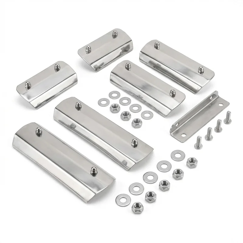 Stainless Steel Mounting Bracket Kit for International 1110 (1971 - 1973)