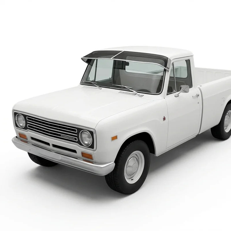 Premium Mesh Windscreen Sunvisor for International 1200D (1970 - 1970)
