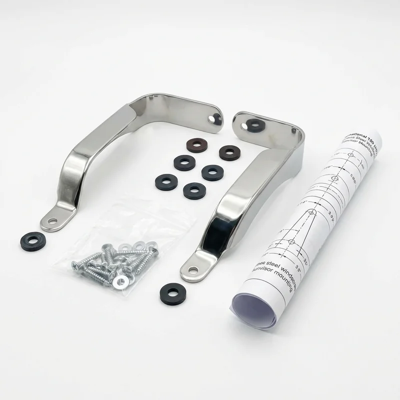 Stainless Steel Mounting Bracket Kit for International 150 (1975 - 1975)