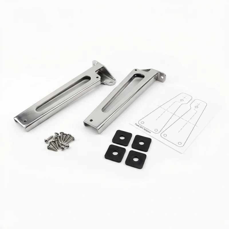 Stainless Steel Mounting Bracket Kit for International 4700LP (1990 - 2002)