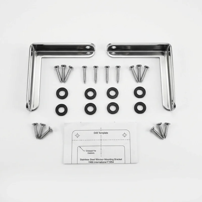 Stainless Steel Mounting Bracket Kit for International F1954 (1989 - 1989)