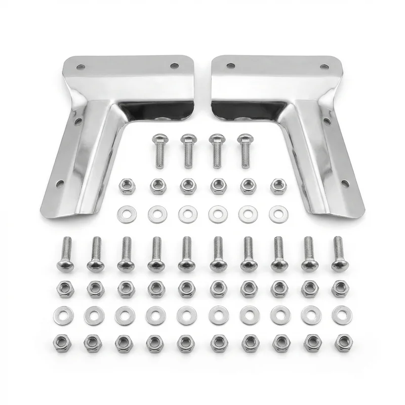 Stainless Steel Mounting Bracket Kit for International F5070 (1994 - 2001)