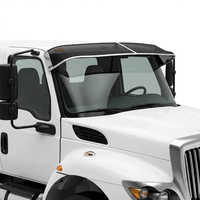 Premium Mesh Windscreen Sunvisor for International HV507 (2019 - 2022)