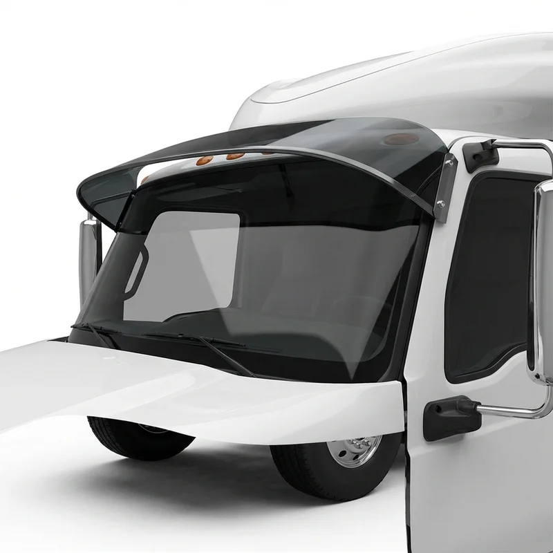 Tinted Acrylic Windscreen Sunvisor for International HX620 (2017 - 2022)