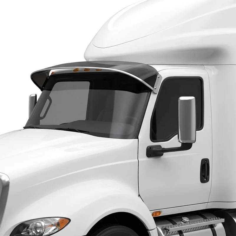 Tinted Acrylic Windscreen Sunvisor for International LT625 (2017 - 2021)