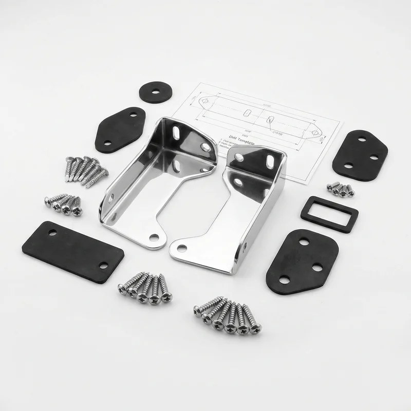 Stainless Steel Mounting Bracket Kit for International MXT (2007 - 2009)